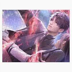 Love and Space - Cute Couple Jigsaw Puzzle
