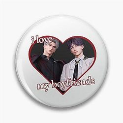 I Love My Boyfriend - Sylus and Rafayel - Otome Game - LADS - Sylus and Rafayel Stickers