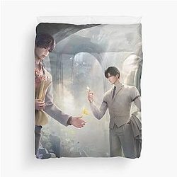 Love and Deep Space Duvet Cover