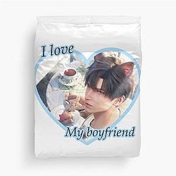 Love and Deepspace - I Love My Boyfriend Zayne Duvet Cover