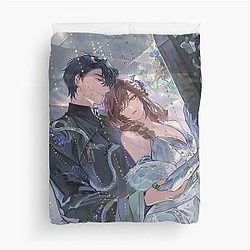 Love and Space - Beautiful Couple Duvet Cover