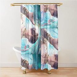 God of the Tides Love Deep Space Rafayel Wallpaper Shower Curtain