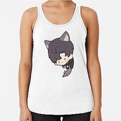 Love and Deepspace Kitty Racerback Tank Top