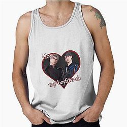 Love and Deepspace - Sylus and Caleb - Otome Game - I Love My Boyfriend Tank Top