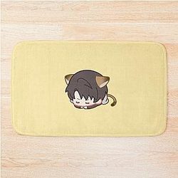 Love and Caleb Sleeping Kitty Bath Mat