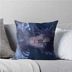 Lemurian Sea God Love and Deep Space Rafayel Wallpaper Throw Pillow