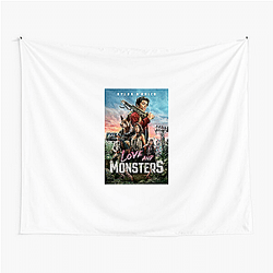 Love and Monsters is a fun movie Love And Monsters Tapestries