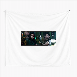 Love and Monsters has a great dog Love And Monsters Tapestries
