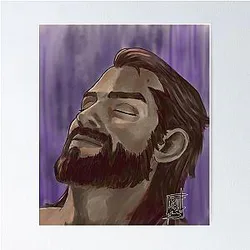Lucanis Dellamorte Resting Poster