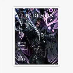 Lucanis Dellamorte Dragon Age: The Veilguard Magazine Sticker