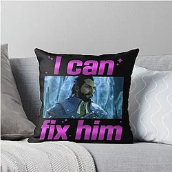 Lucanis I Can Fix Him Dellamorte Throw Pillow