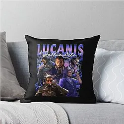 Vintage 90s Lucan de Dellamorte Throw Pillow