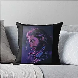 Lucanis Dellamorte Dragon Age Throw Pillow