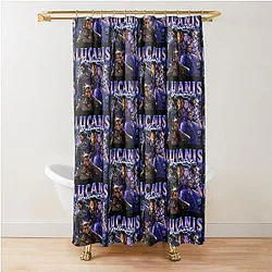 Vintage 90s Lucan Dellamorte Shower Curtain