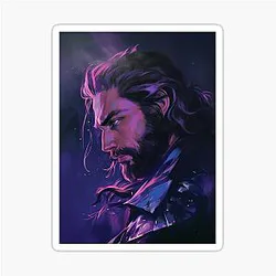 Lucanis Dellamorte Dragon Age Sticker