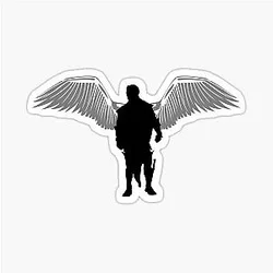 Dragon Age: Lucanis Dellamorte ft. Wings Sticker