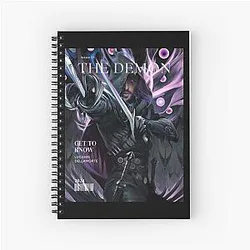 Lucanis Dellamorte Dragon Age The Veilguard Magazine Spiral Notebook