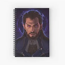 Lucanis Dellamorte Dragon Age Spiral Notebook