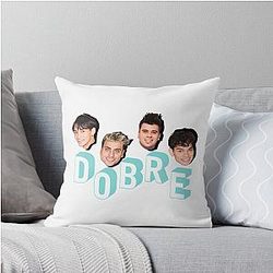 Dobie brothers throw pillow