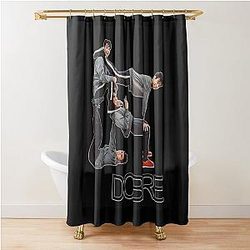 Enfants Dober Brothers Shower Curtain