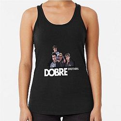 Lucas and Marcus Dobre Ladies Racerback Tank Top