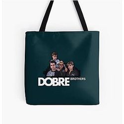 Lucas and Marcus Dobre Ladies All Over Print Tote Bag