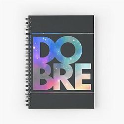 Dobre Brothers Galaxy Box Logo Spiral Notebook