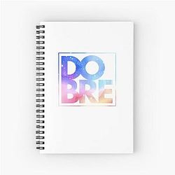 Galaxy Logo Dobre Spiral Notebook