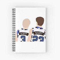 Nathan and Lucas Scott Spiral Notebook