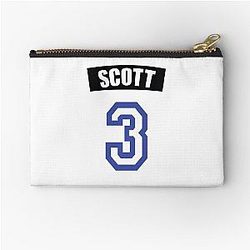 One Tree Hill Lucas Scott Jersey Number Zipper Pouch