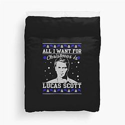 All I Want for Christmas Is Lucas Scott Duvet Cover