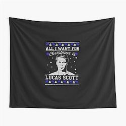 All I Want for Christmas Is Lucas Scott Tapestry