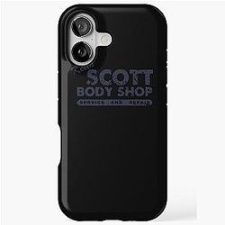 Keith Scott Body Shop Weathered Hoodie One Tree Hill Lucas Scott iPhone Tough Case