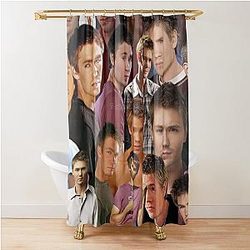 Lucas Scott Photo Collage Shower Curtain