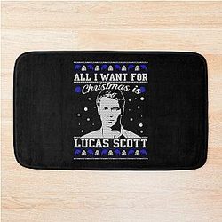 All I Want For Christmas Is Lucas Scott Bath Mat