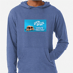 Lucas the Spider is a jumping spider Lucas The Spider Hoodies
