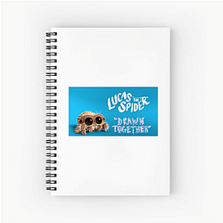 Lucas the Spider is a jumping spider Lucas The Spider Notebook