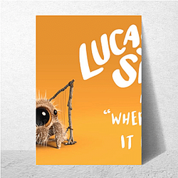 Lucas the Spider is animated Lucas The Spider Posters