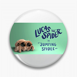 Lucas the Spider is family friendly Lucas The Spider Pins