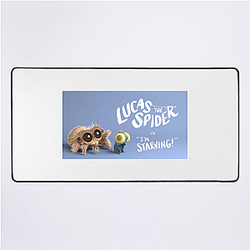 Lucas the Spider is very gentle Lucas The Spider Mouse Pads