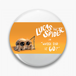 Lucas the Spider is animated Lucas The Spider Pins