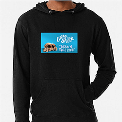 Lucas the Spider is a jumping spider Lucas The Spider Hoodies