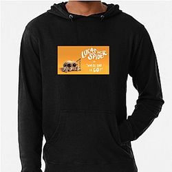 Lucas the Spider is animated Lucas The Spider Hoodies