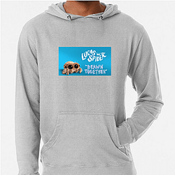 Lucas the Spider is a jumping spider Lucas The Spider Hoodies