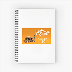 Lucas the Spider is animated Lucas The Spider Notebook