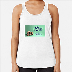 Lucas the Spider is family friendly Lucas The Spider Tank Tops