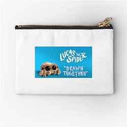 Lucas the Spider is a jumping spider Lucas The Spider Zipper Pouches