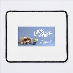 Lucas the Spider is very gentle Lucas The Spider Mouse Pads
