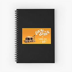Lucas the Spider is animated Lucas The Spider Notebook