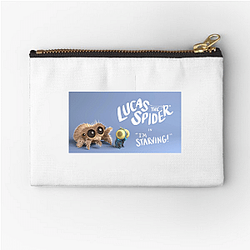 Lucas the Spider is very gentle Lucas The Spider Zipper Pouches